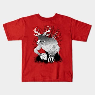 Wendigo Cryptid Kids T-Shirt